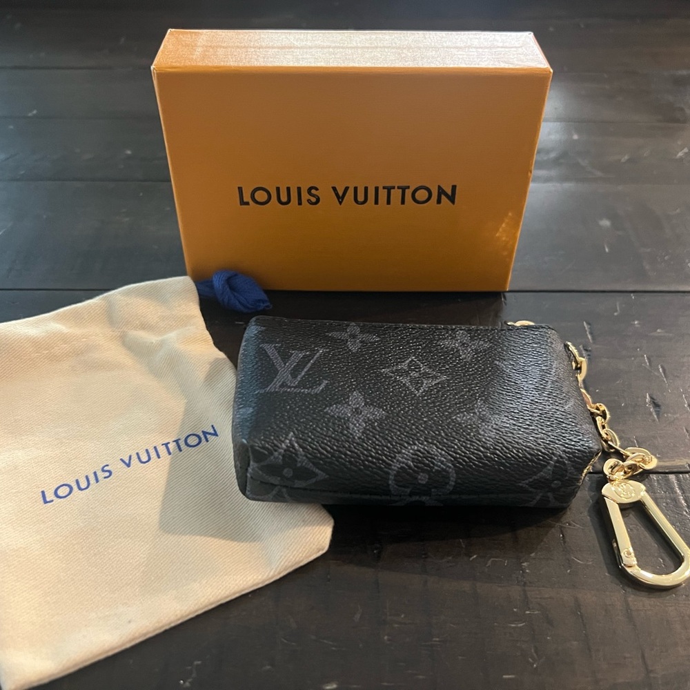 Custom Designer Inspired Monogram Key Cle Pochette Coin Wallet